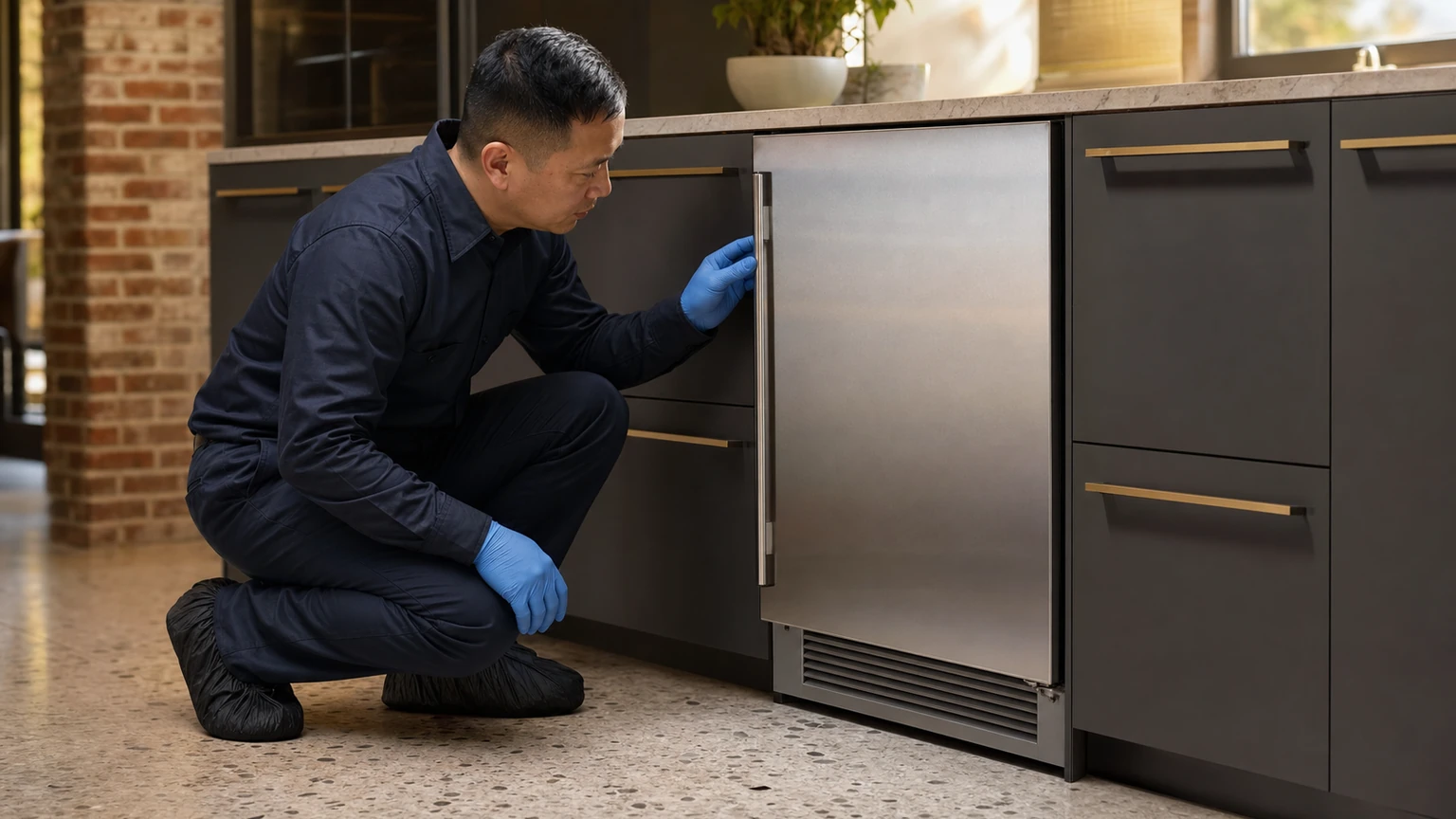 Undercounter ice maker diagnostic visit in Wayne-Radnor